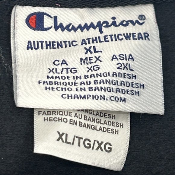 Champion Fleece Men's XL‎ Black NHL Las Vegas Golden Knights 1/4 Zip Pullover - Picture 3 of 9